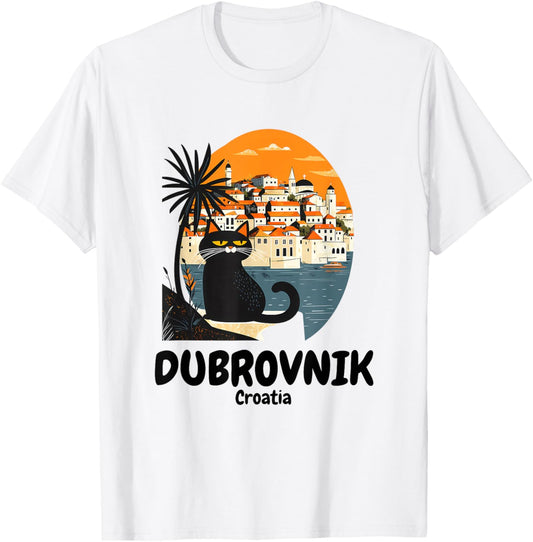Dubrovnik Croatia Cat / Dubrovnik T-Shirt