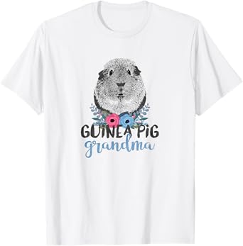 Guinea Pig Grandma Cute Funny Pet T-Shirt