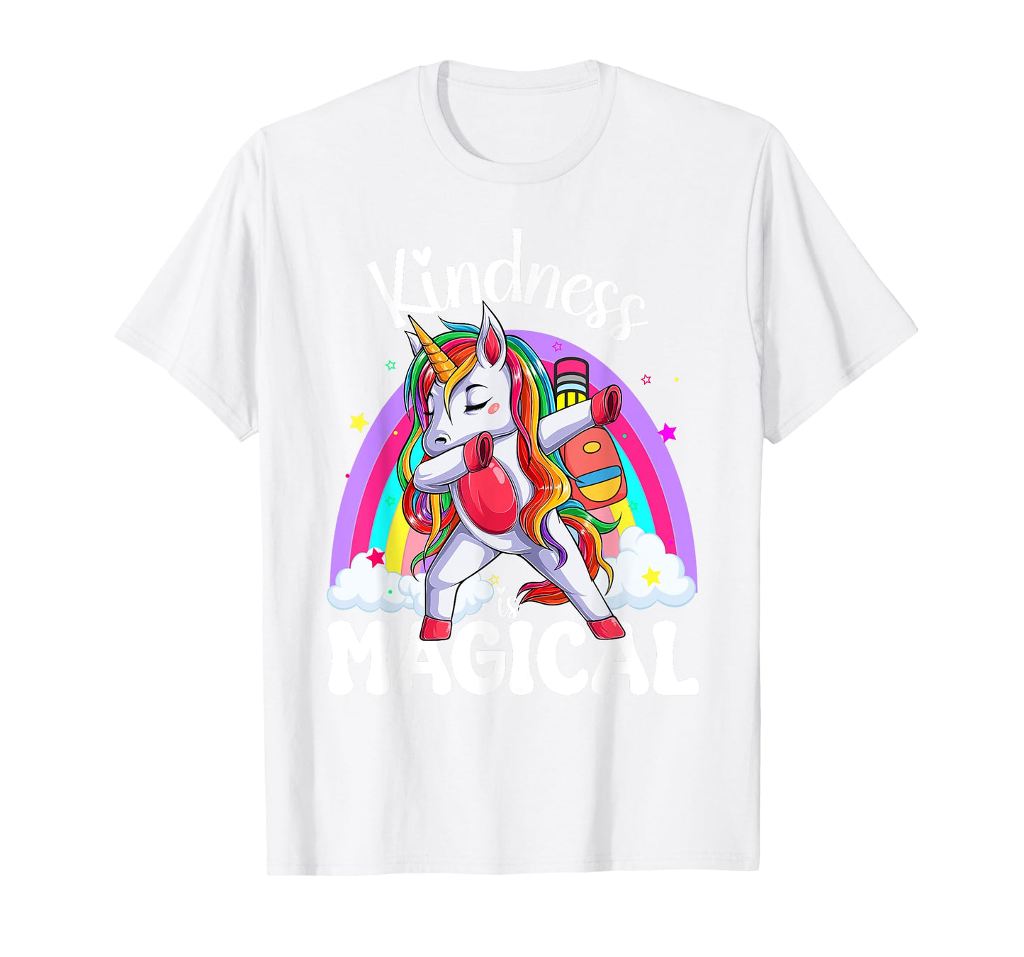 Groovy Unity Day Orange Kindness is Magical Unicorn Kids T-Shirt