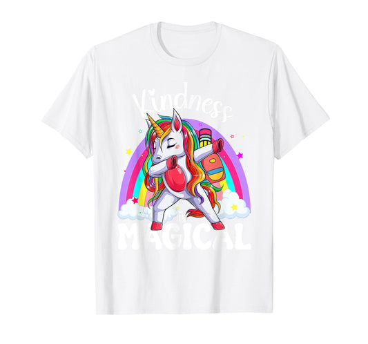 Groovy Unity Day Orange Kindness is Magical Unicorn Kids T-Shirt