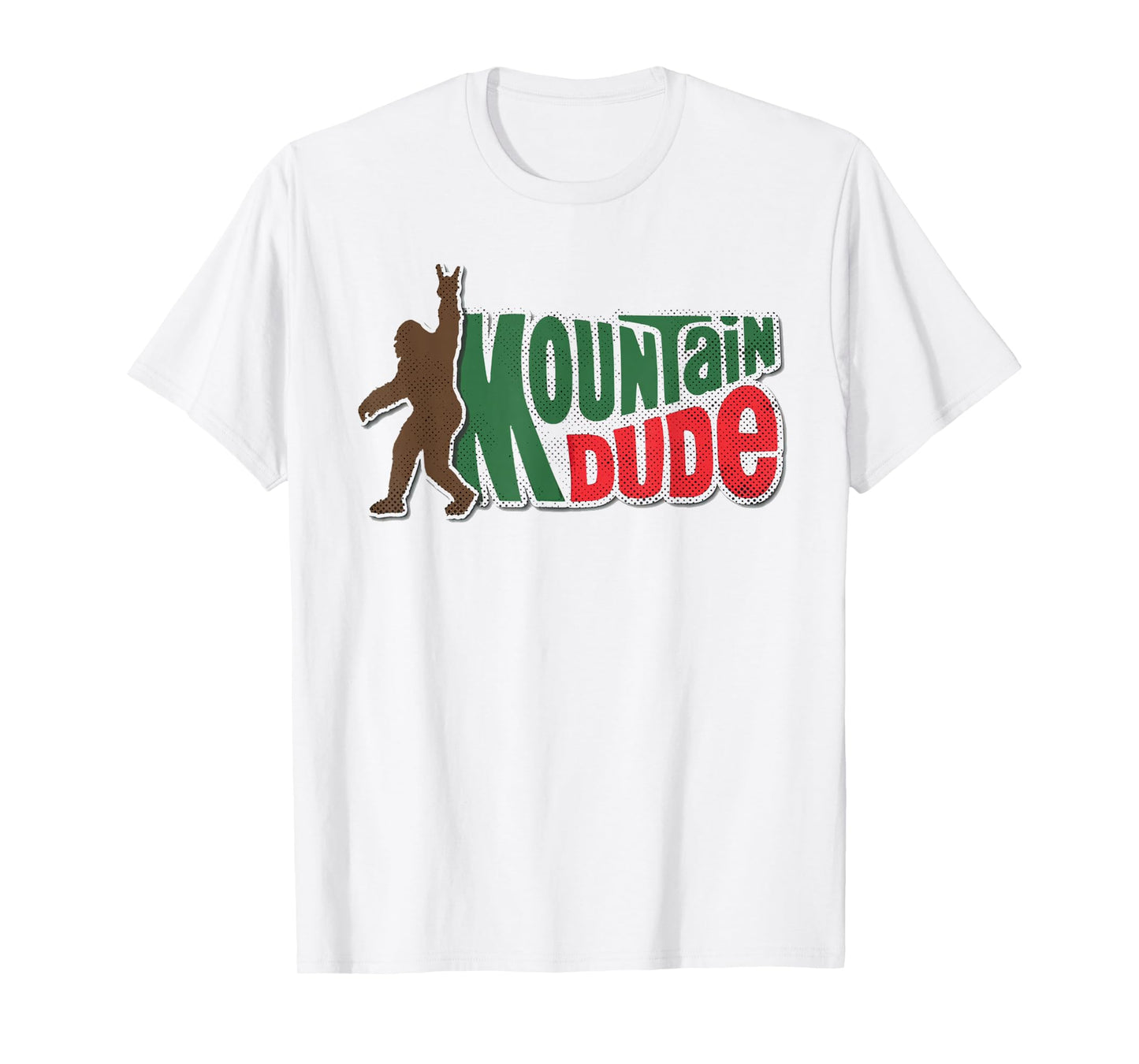 Mountain Dude Funny Bigfoot Sasquatch Hiking Gift T-Shirt