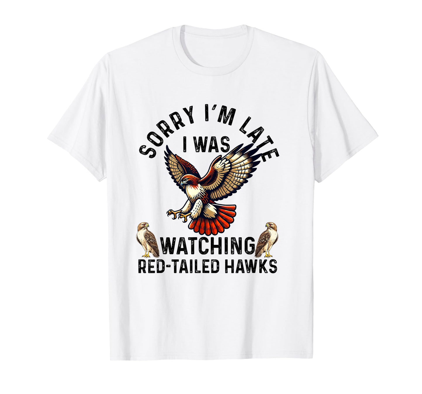 Red Tailed Hawk Chickenhawk Harlan's Hawk Buteo Jamaicensis T-Shirt