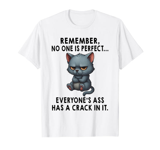 Remember No One is Perfect Everyone's Ass Has A Crack in It T-Shirt