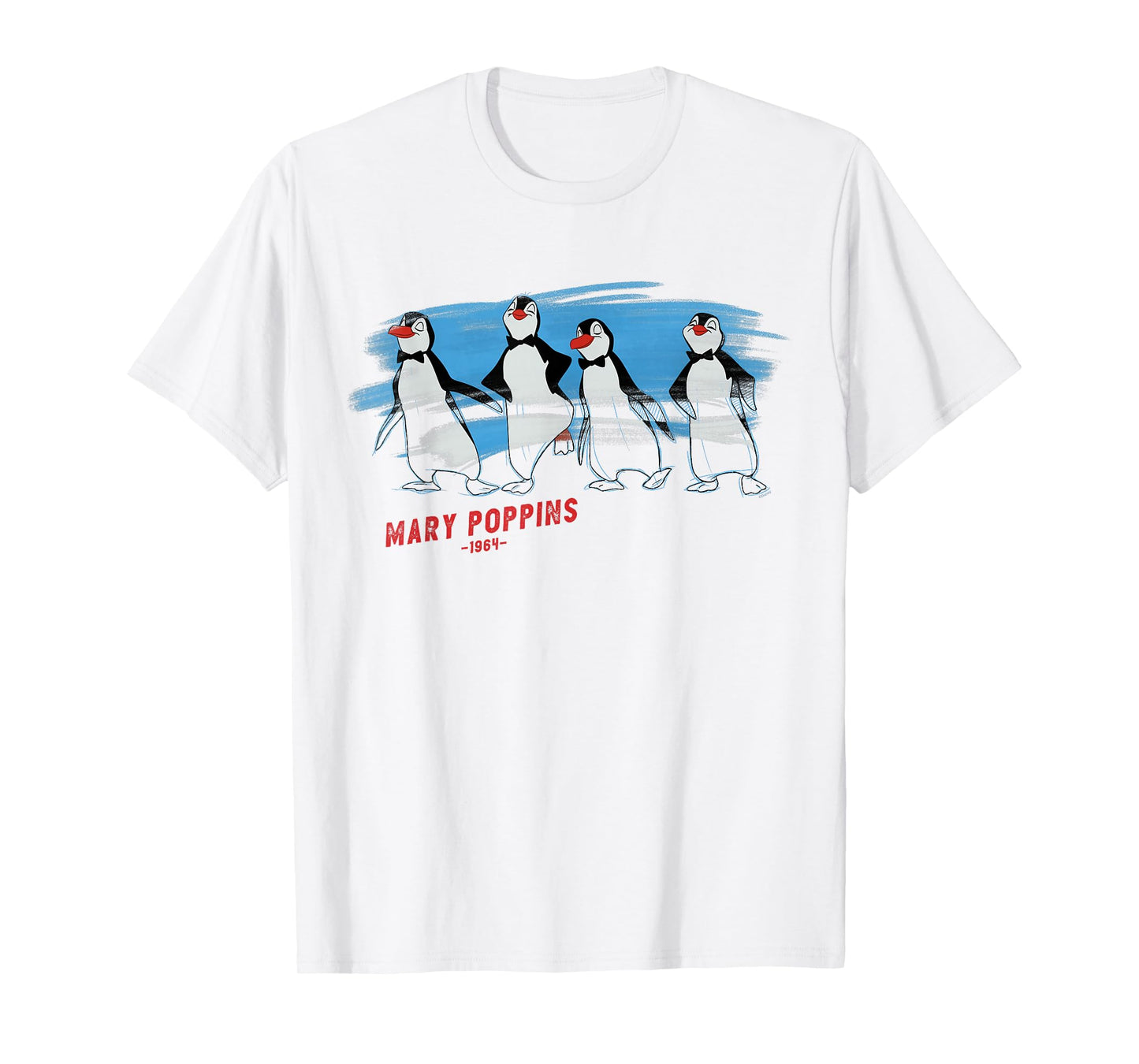 Disney Ink and Paint Penguin Waiters from Mary Poppins 1964 T-Shirt