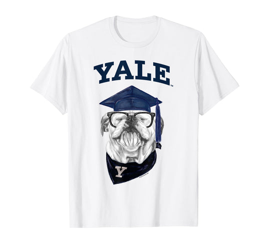 Yale University Smart Bulldog Handsome Dan Graduation T-Shirt