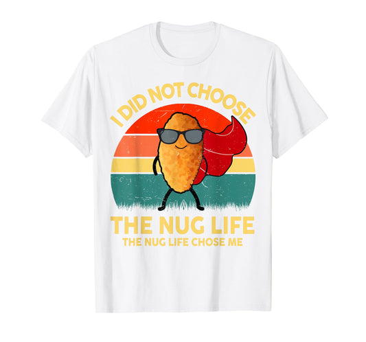 Nug-Life Shirt Kids Toddler Boy Funny I Love Chicken Nuggets T-Shirt