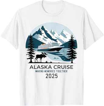 Matching Family Friends and Group Alaska Cruise 2025 T-Shirt