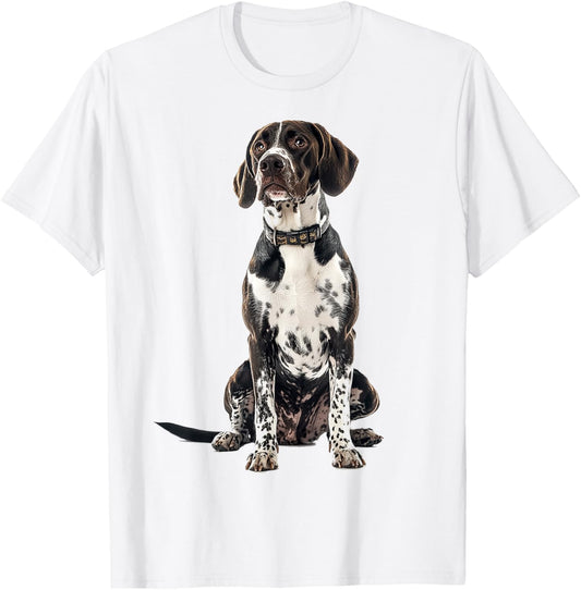 German Shorthaired Pointer Dog Graphic Pet Artwork T-Shirt