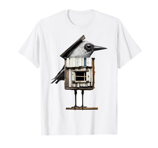 Bird Drawing Art Sculpture Animal Graphic Bird T-Shirt