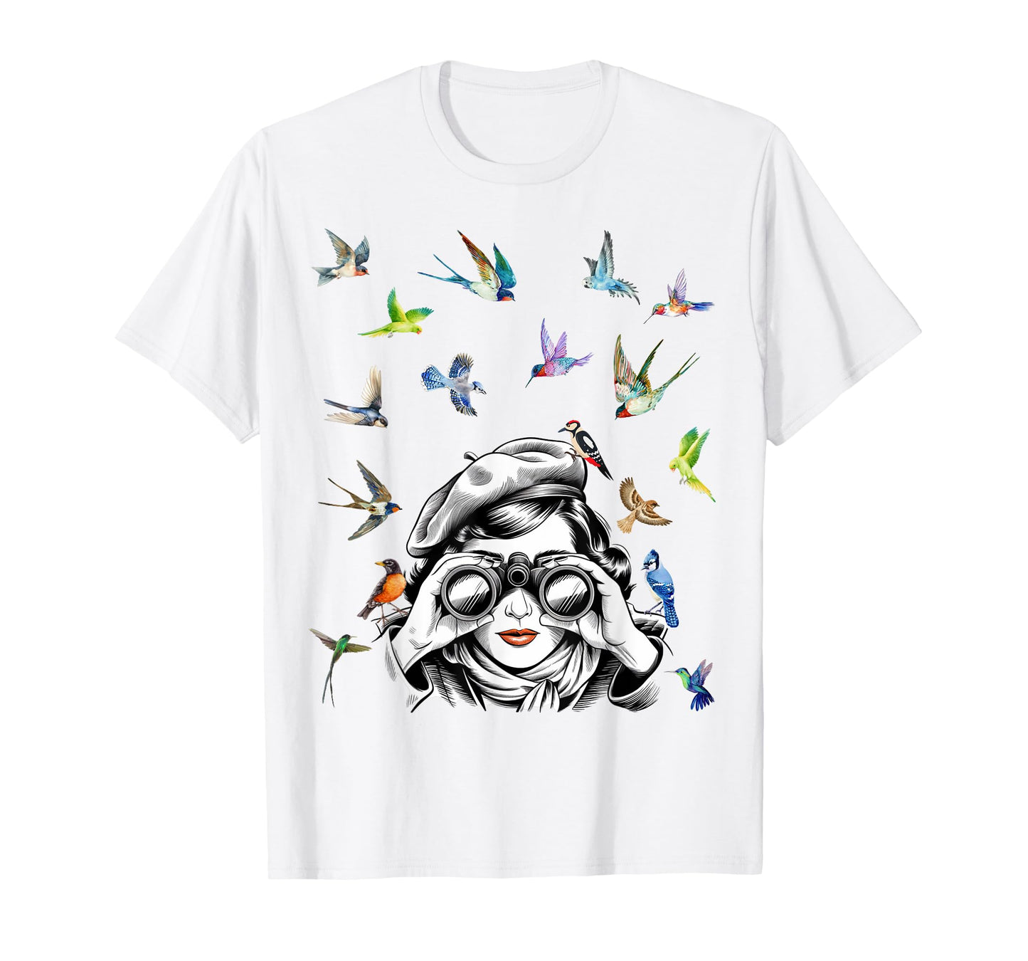Bird Nerd Bird Lover Birding Funny Bird Watching T-Shirt