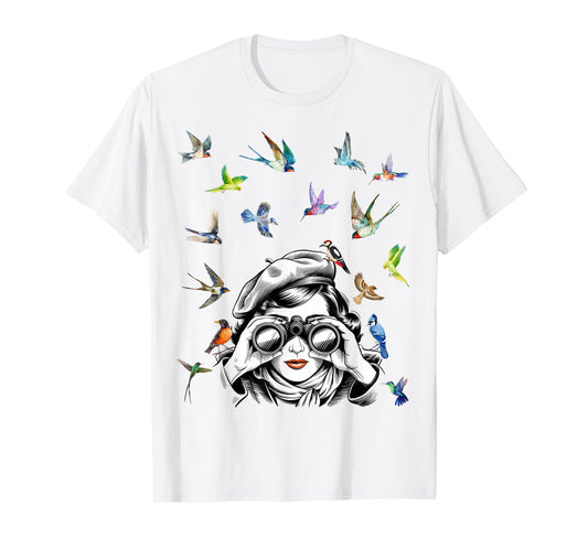 Bird Nerd Bird Lover Birding Funny Bird Watching T-Shirt