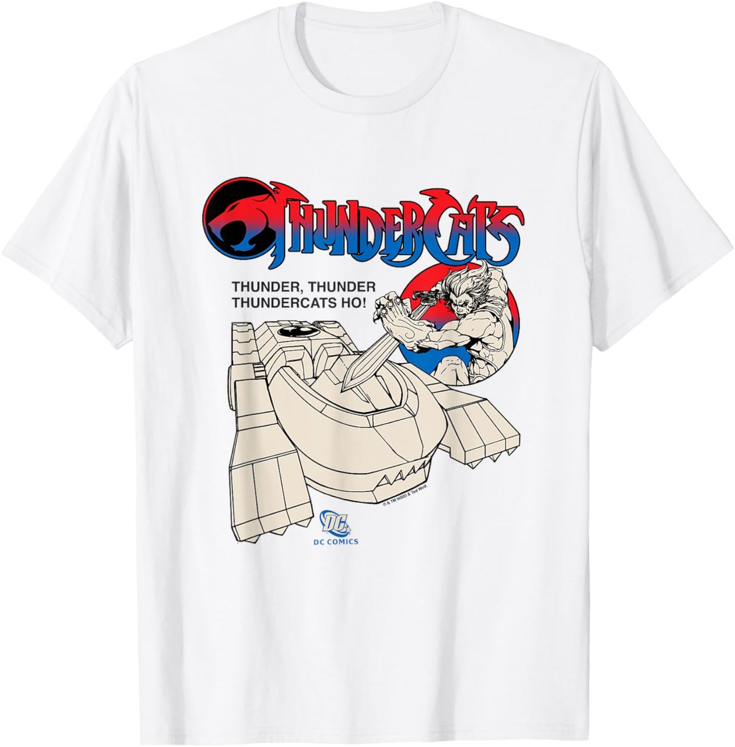 ThunderCats ThunderTank Lion-O Epic Poster Vintage T-Shirt
