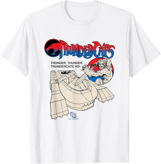 ThunderCats ThunderTank Lion-O Epic Poster Vintage T-Shirt