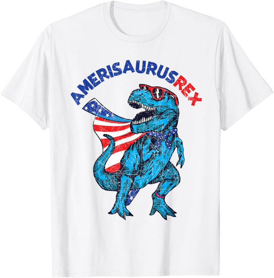 AMERISAURUS REX 4th of July Shirt Dinosaur AmerisaurusRex T-Shirt