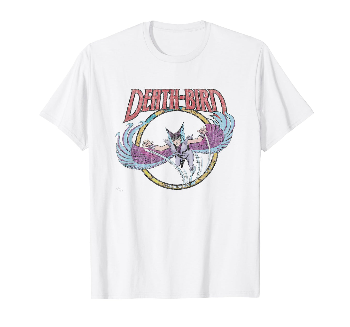 Marvel X-Men Death-Bird Retro Comic Book Portrait Vintage T-Shirt