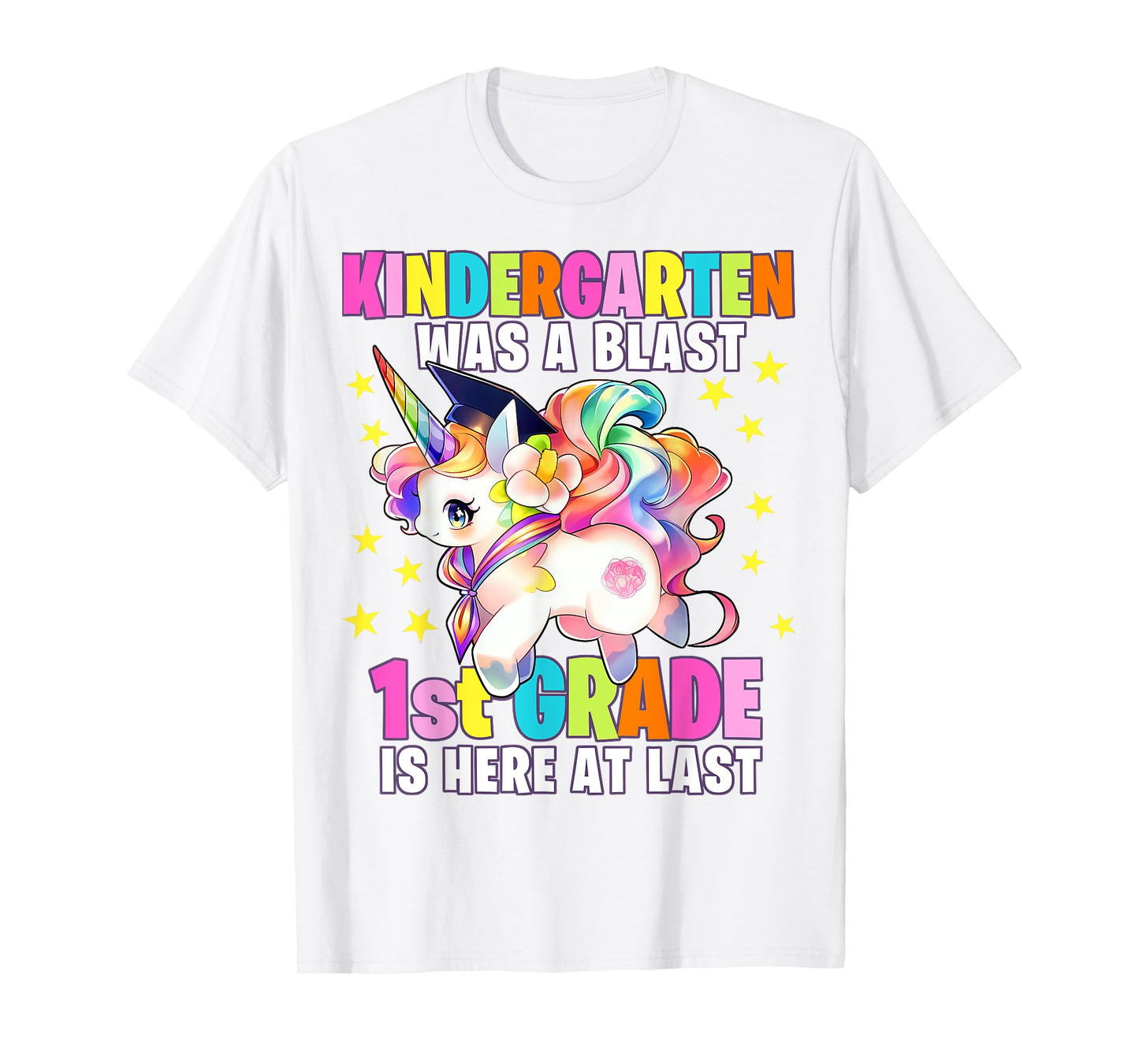 Kindergarten Graduation Unicorn Kindergarten Graduate Girls T-Shirt