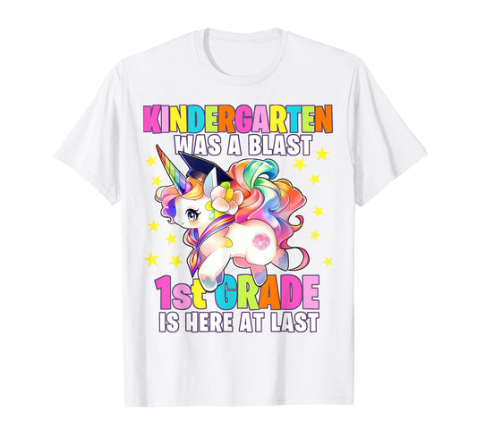 Kindergarten Graduation Unicorn Kindergarten Graduate Girls T-Shirt