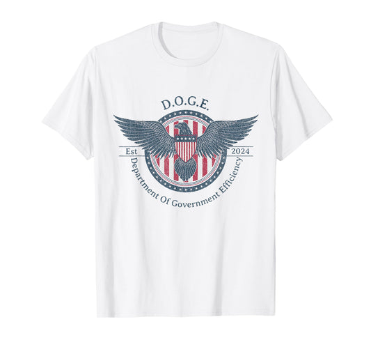 DOGE Department Of Government Efficiency Partiotic T-Shirt