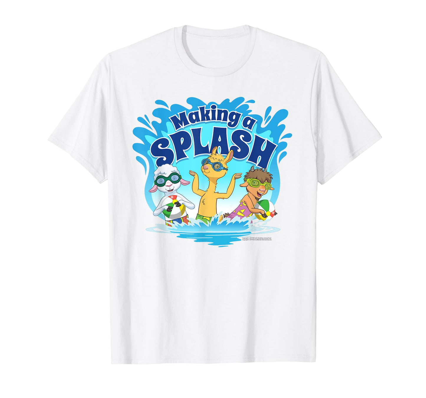 Llama Llama Netflix Pool Party "Making a Splash" Tee Shirt T-Shirt