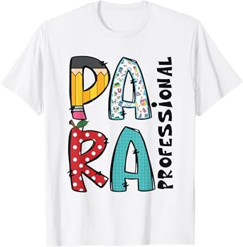 Paraprofessional Back To School Para Squad Special Education T-Shirt