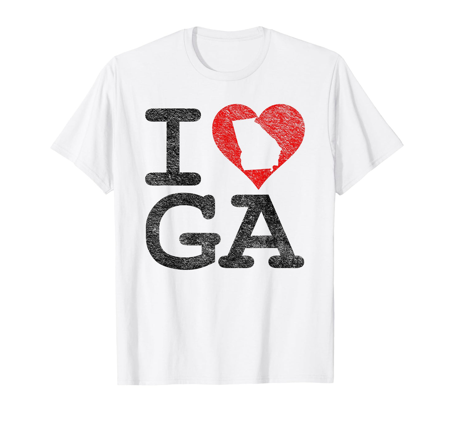 I LOVE GEORGIA I HEART GA ATLANTA PEACH STATE T-Shirt