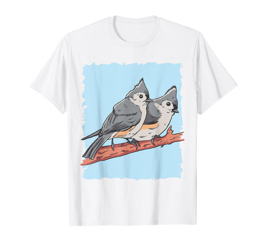 Cute Tufted Titmice Gift for Titmouse Lovers T-Shirt