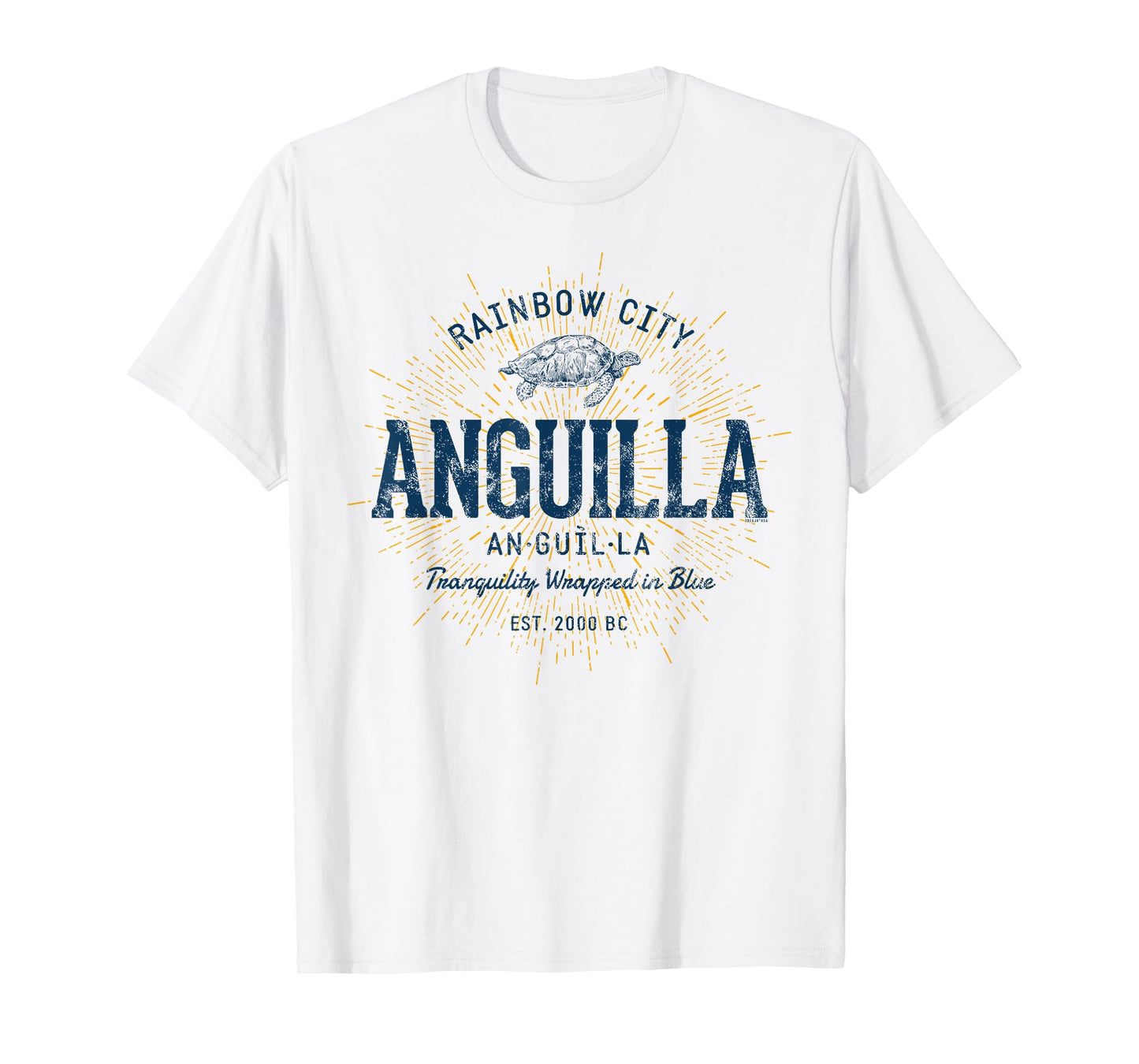 Anguilla Retro Style Vintage Anguilla T-Shirt