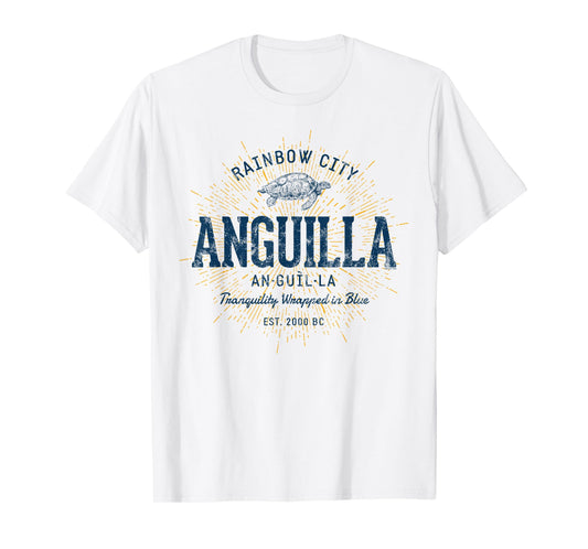 Anguilla Retro Style Vintage Anguilla T-Shirt