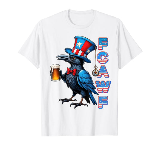 Black Crow, F-Caw-F Funny Black Bird T-Shirt