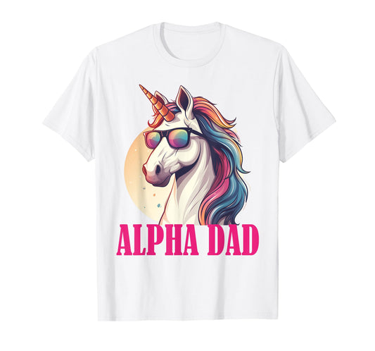 Funny Unicorn Dad Laufey Men Father's Day Christmas Husband T-Shirt