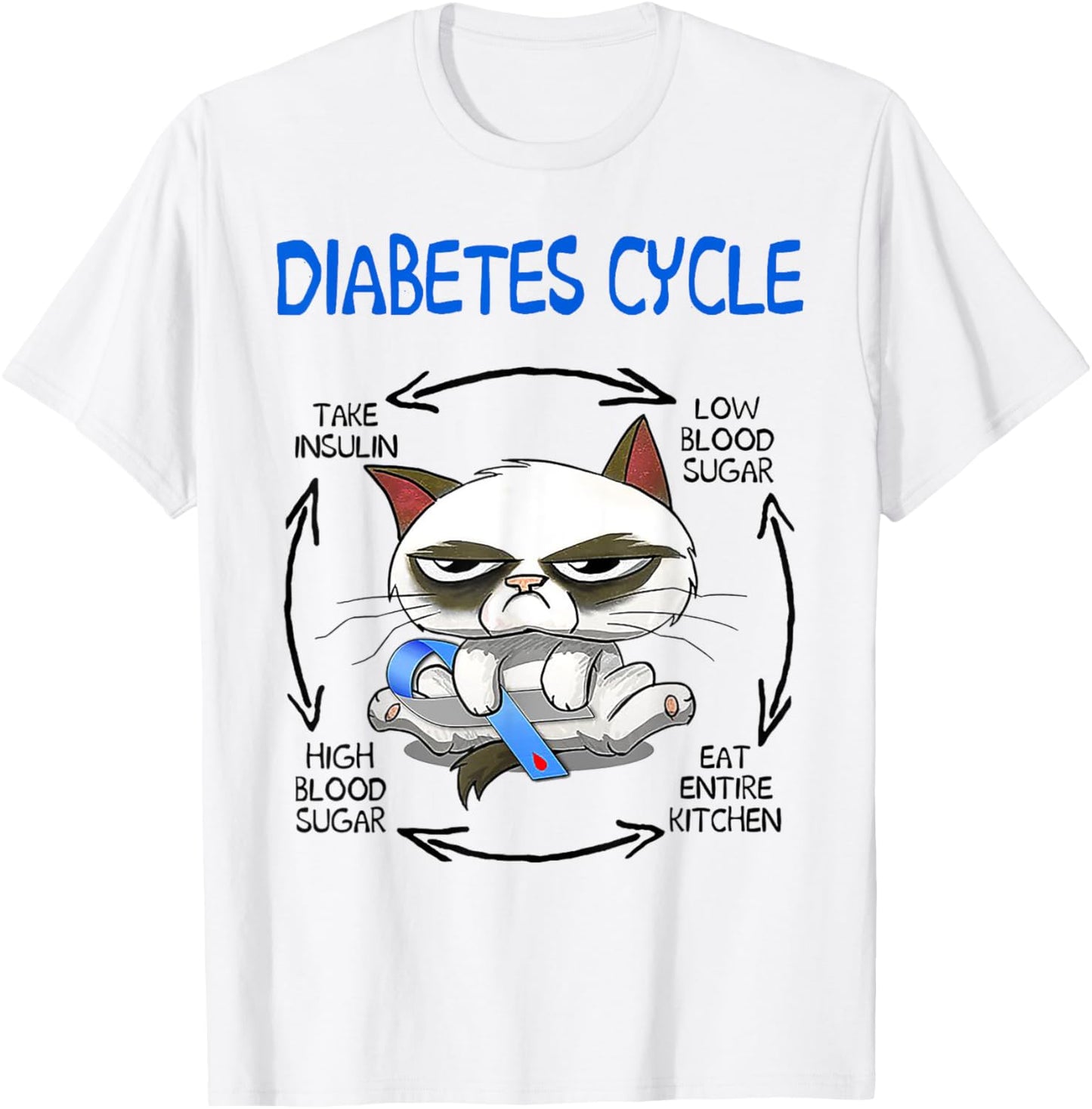 Cat Diabetes Cycle T-Shirt