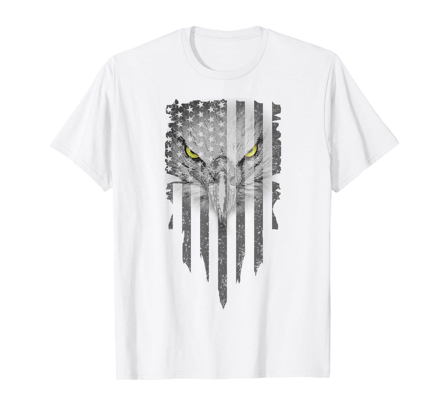 American Flag Bald Eagle Patriotic Eagle 4th of July USA T-Shirt for Women Girls Kids Men