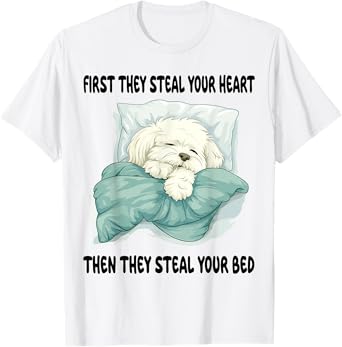 Coton De Tulear Sleeping Pajamas Nightgown T-Shirt