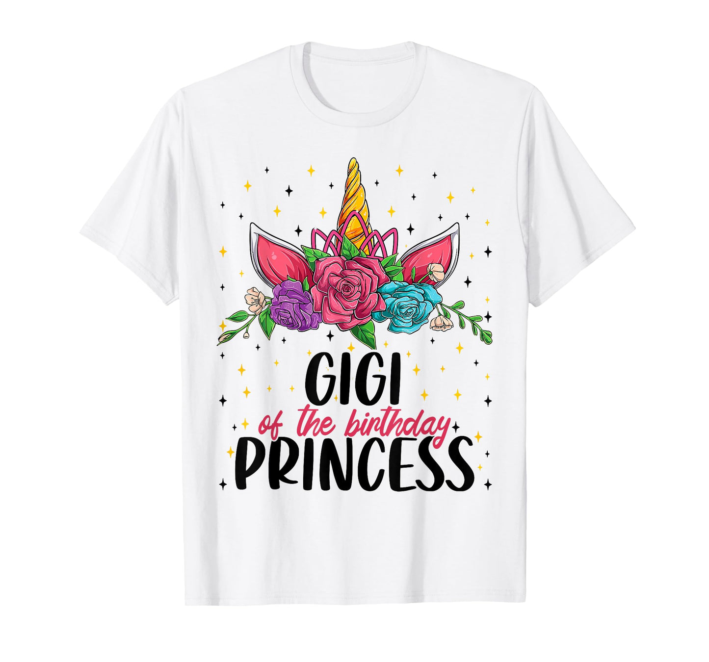 Gigi of the Birthday Girl Unicorn Bday Girl Party T-Shirt