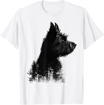 Cairn Terrier Dog Motif Pet Art Cairn Terrier T-Shirt for Men Women Kids