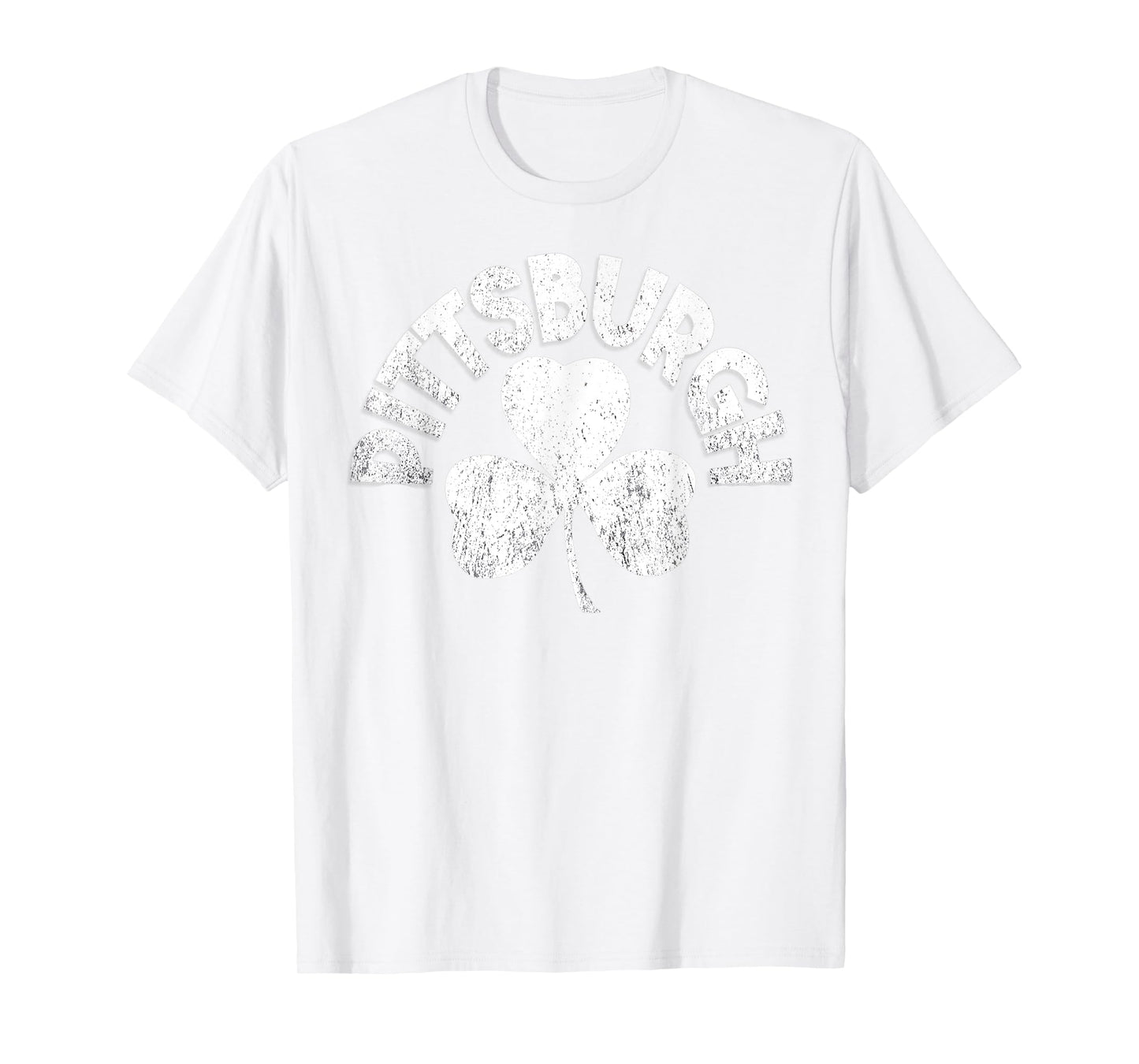 Pittsburgh St Patricks Day Distressed Irish Pittsburgh T-Shirt