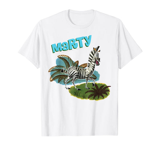 Madagascar Marty Painted Grass Poster T-Shirt