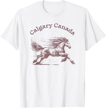 Calgary Canada Horse Rodeo T-Shirt