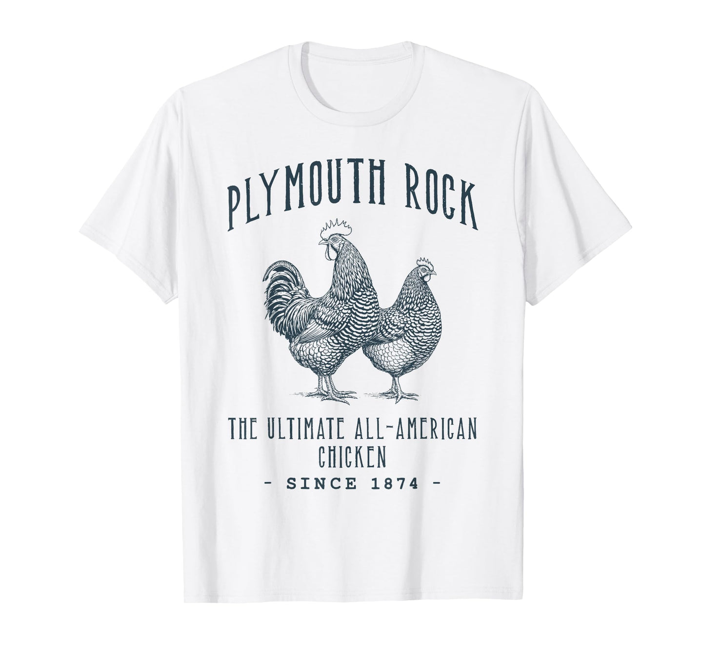 PLYMOUTH ROCK CHICKEN VINTAGE POULTRY T-Shirt