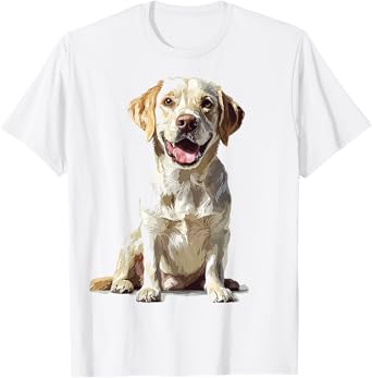 Labrador Retriever Dog Graphic Pet Art Labrador Retriever T-Shirt