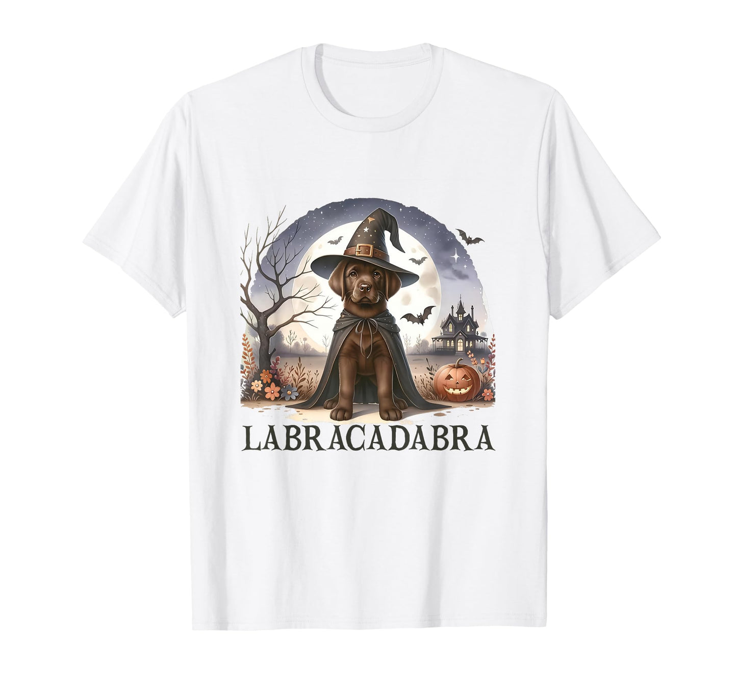 Cute Labrador Dog Magician Labracadabra Men Women Kids T-Shirt