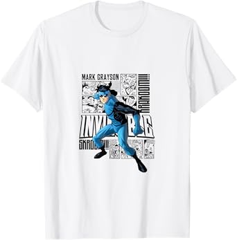 Invincible Blue Suit Collage T-Shirt