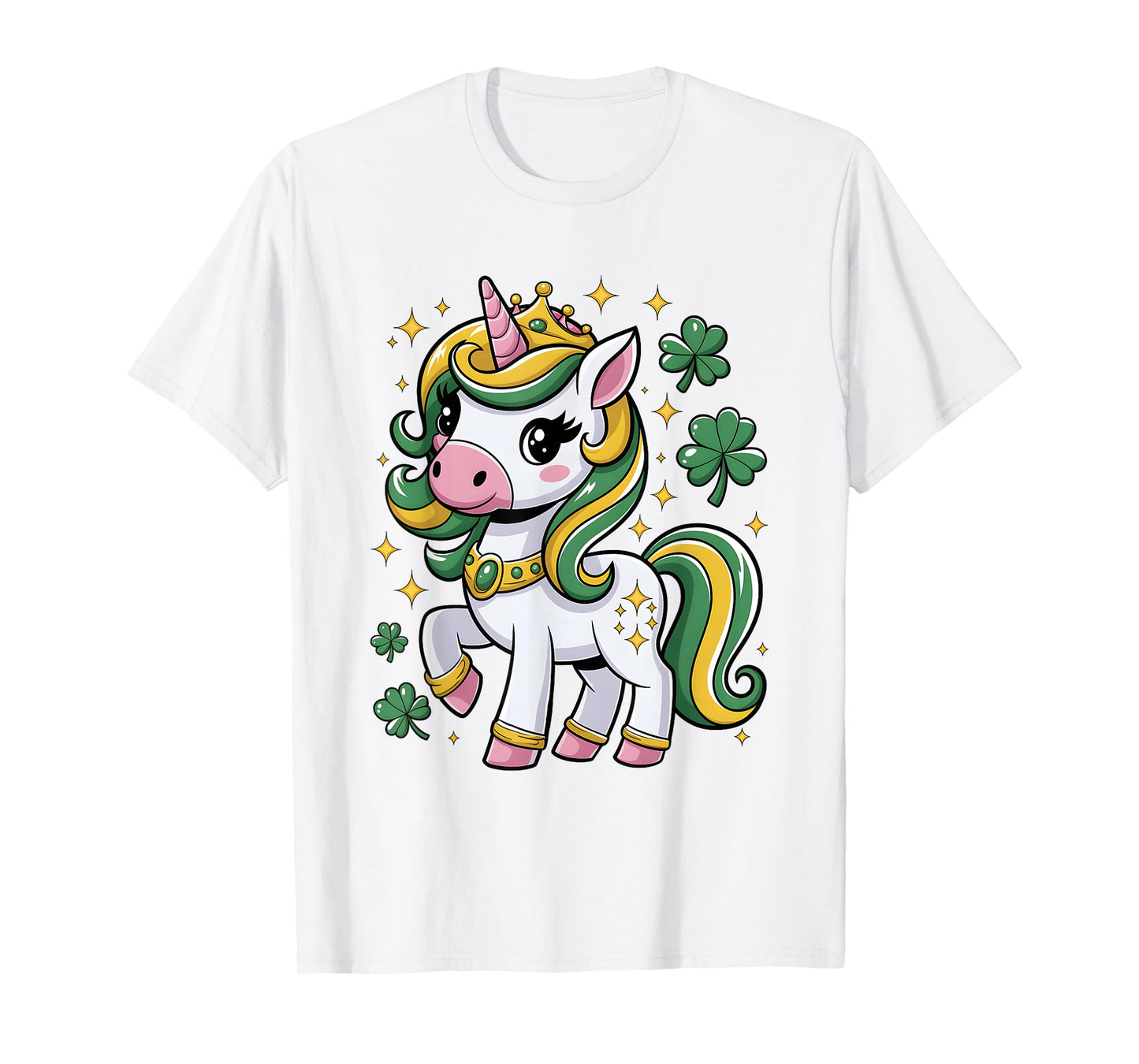 St Patricks Day Girls Kids Toddler Irish Unicorn Lepricorn T-Shirt