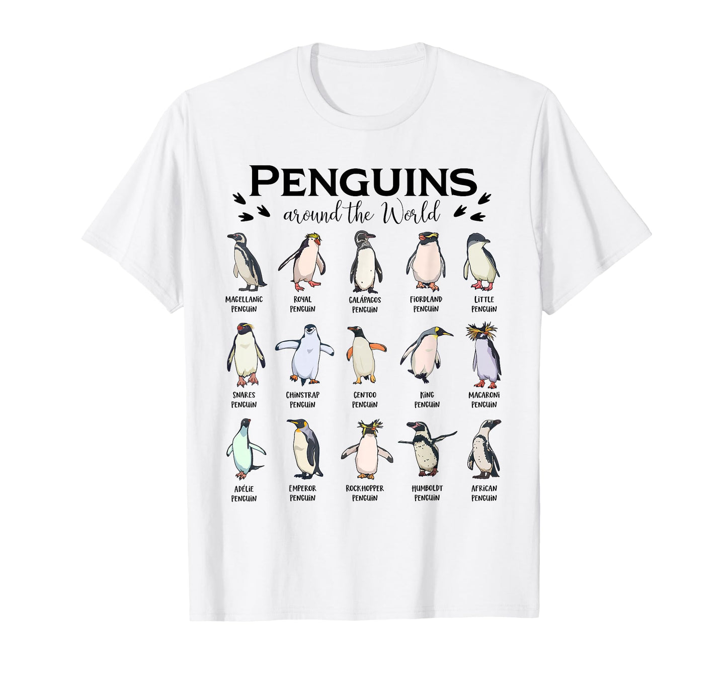 Penguin - Types of penguins T-Shirt