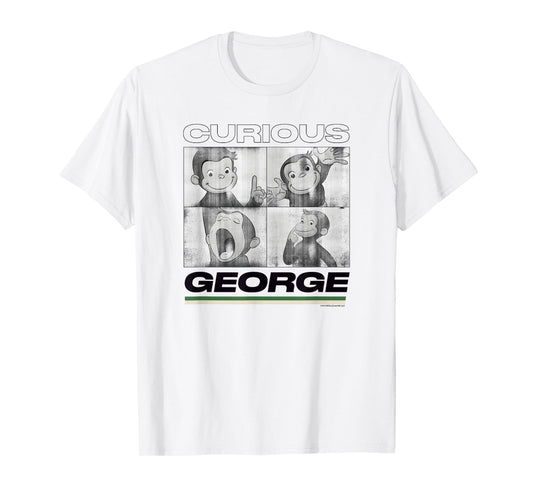Curious George Vintage George Photo Box Up T-Shirt