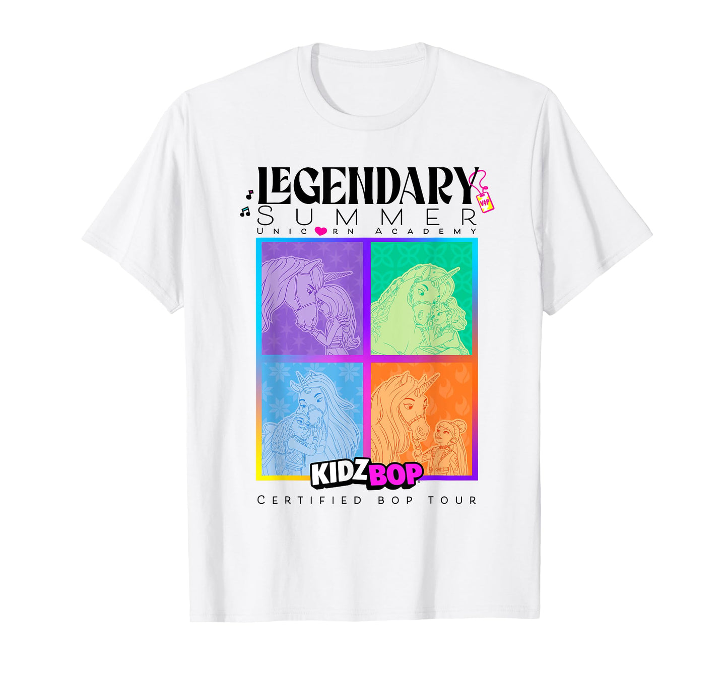 KIDZ BOP x Unicorn Academy Legendary Summer Tour T-Shirt