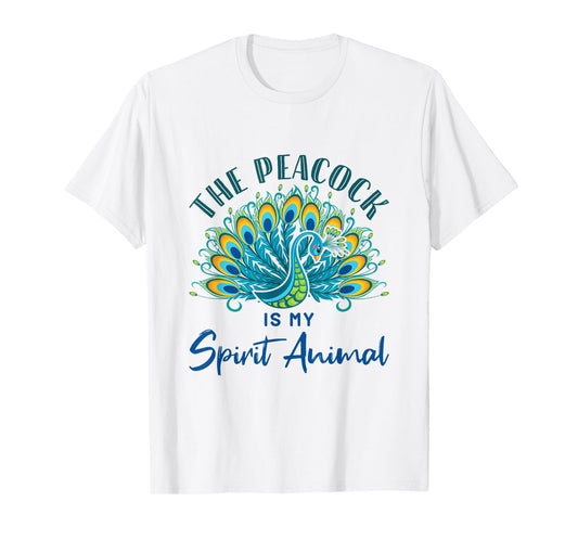 Peacock Lover Spirit Animal Birds T-Shirt