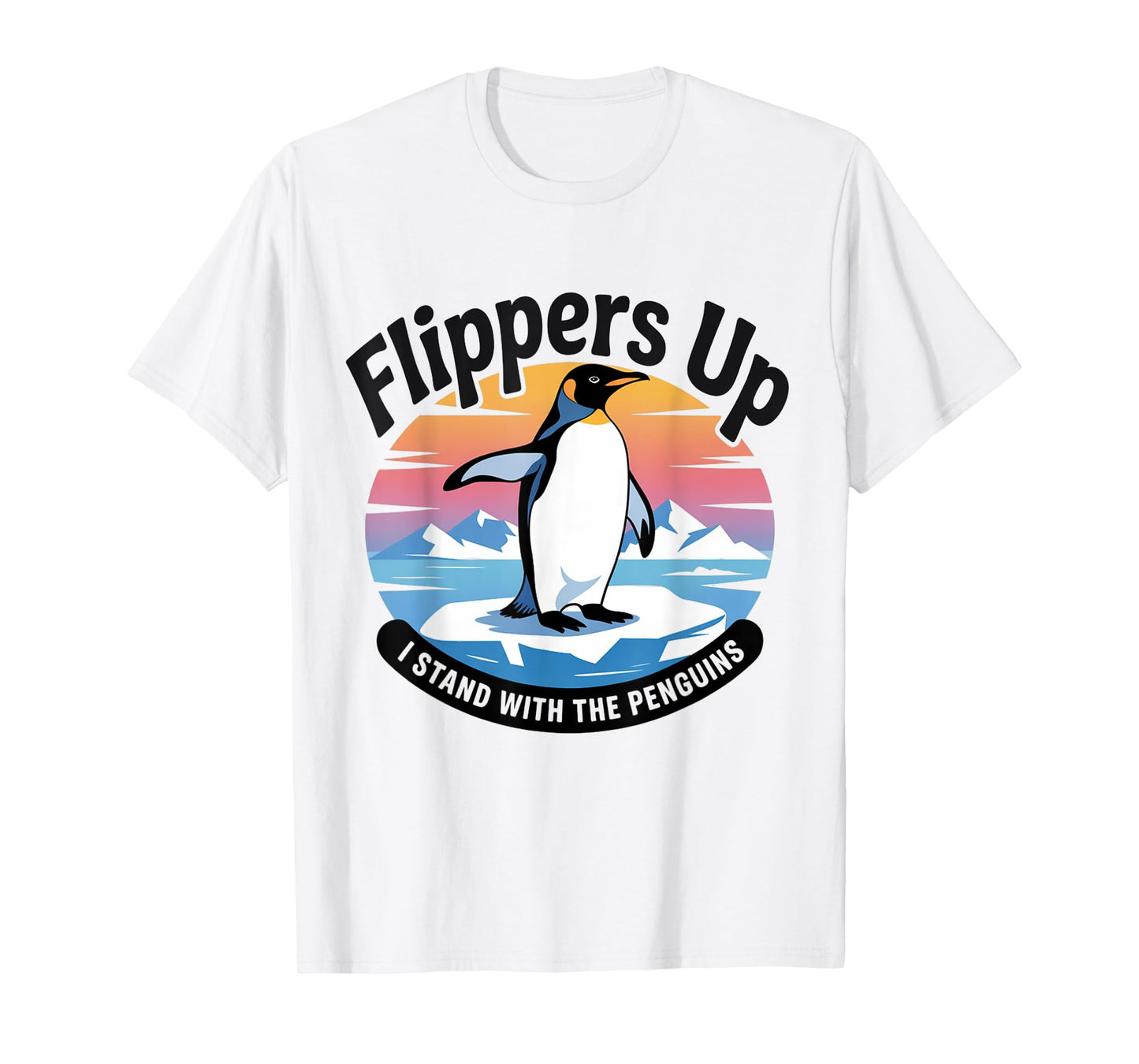 Funny Resist Penguins Protest Against Tariffs T-Shirt