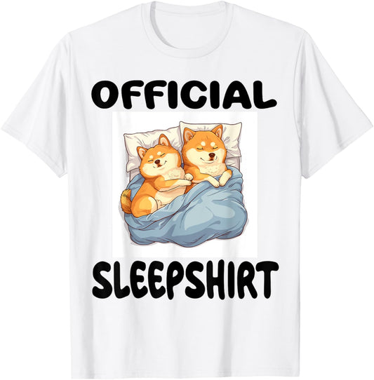 Shiba Inu Dog Official Sleepshirt Pajamas Nightgown T-Shirt