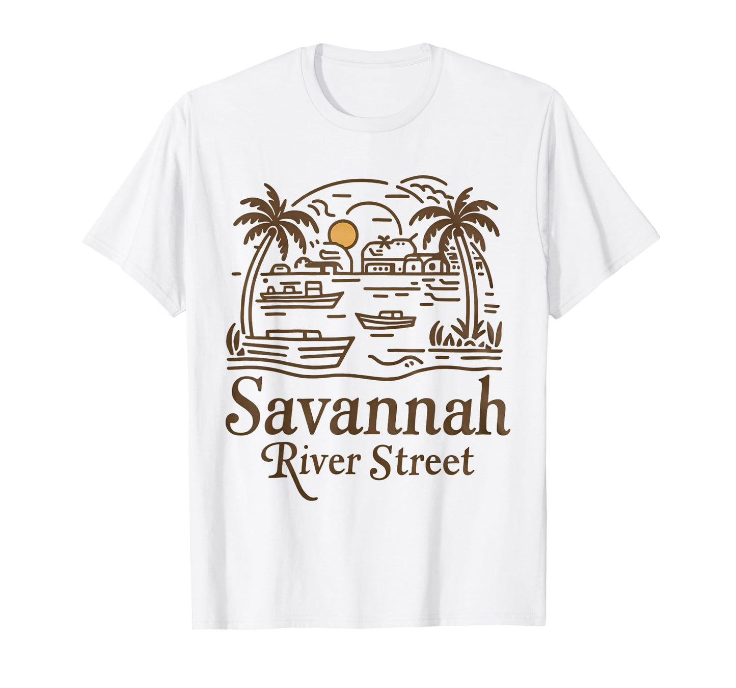 Savannah River Street Georgia Souvenir T-Shirt